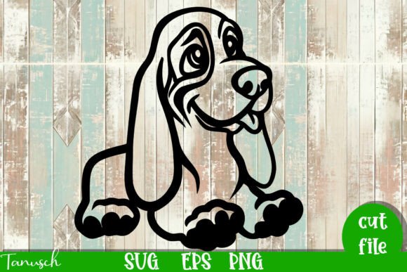 Basset Hound Dog SVG Review for Embroidery Projects