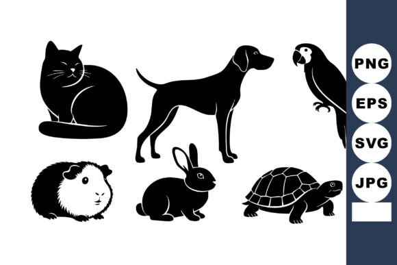 Black Silhouette Domestic Animals Review