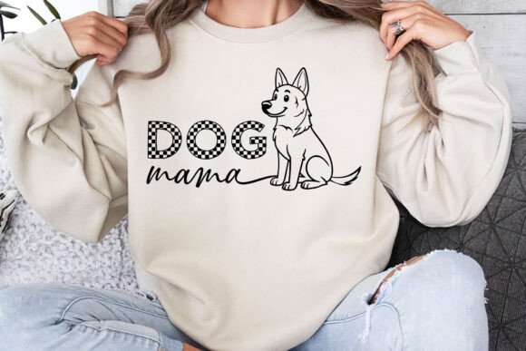Dog Mama SVG PNG for Embroidery Projects