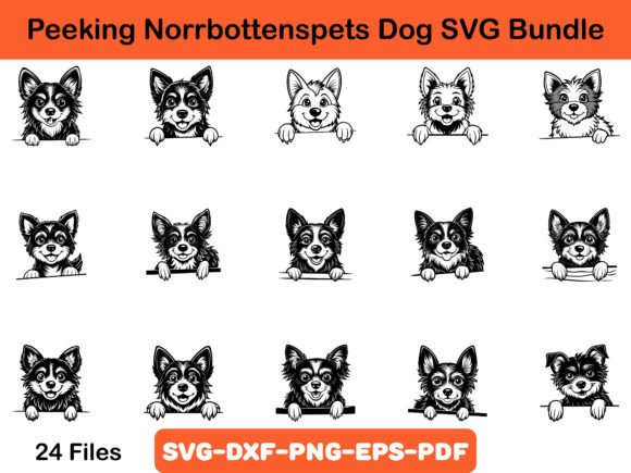 Peeking Norrbottenspets Dog SVG Bundle Review